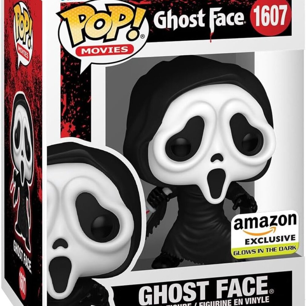 Funko POP! Movies: Ghostface #1607 (Glow in The Dark) Amazon Exclusive - Picture 2 of 3